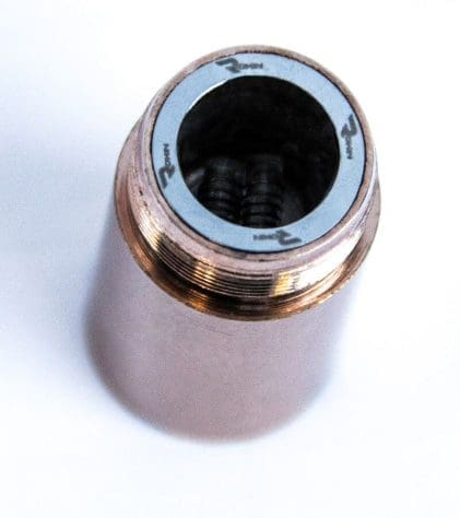 Bronze atomizer slanted