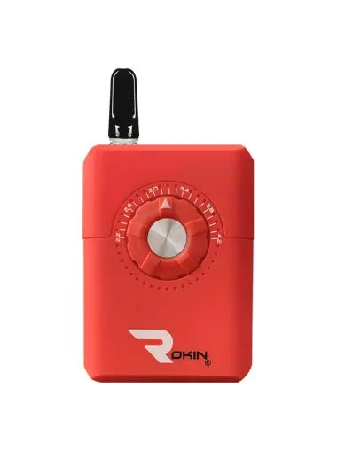Rokin Dial vaporizer red color with cartridge