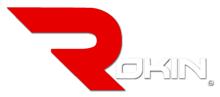 Rokin Vapes Website Logo - Red "R" White "OKIN"