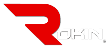 Rokin Vapes Website Logo - Red "R" White "OKIN"