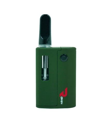 Mini Tank 510 Threaded Cartridge Battery - with Cartridge - Bottle Green