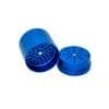 Stache 4 piece grinder blue with top off