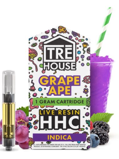 TreHouse HHC Cartridge 1 Gram Grape Ape