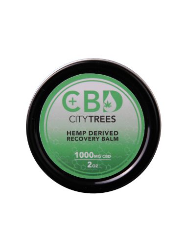 City Trees CBD hemp derived recovery balm 1000mg CBD 2oz