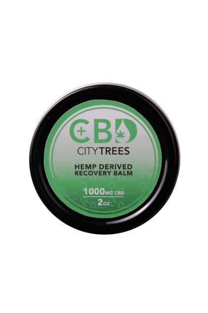 City Trees CBD hemp derived recovery balm 1000mg CBD 2oz