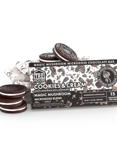 TreHouse Mushroom Chocolate Bar Cookies and Cream