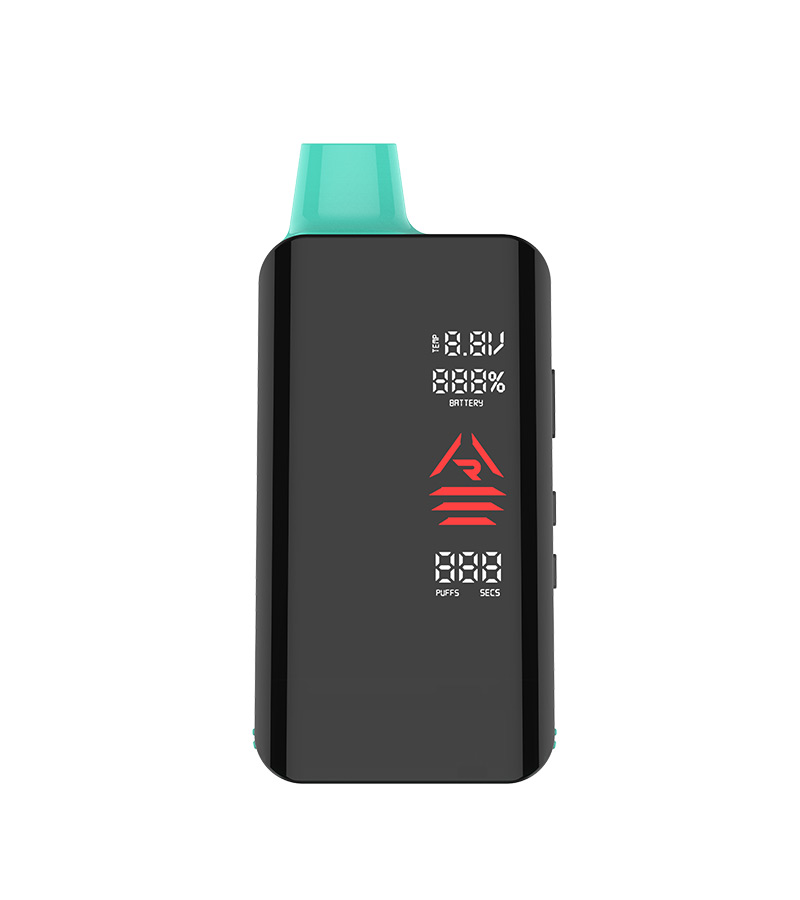 Bar Pro 510 thread concealable digital vape kit - light blue - front
