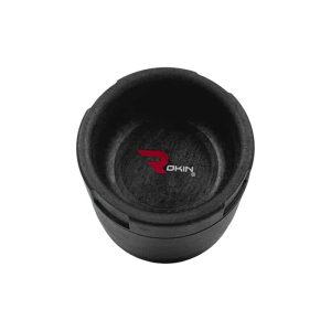 A black cylindrical cup with a red "ROKIN" logo and a registered trademark symbol on the bottom.